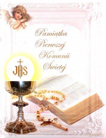 Pamiątka Pierwszej Komunii Świętej (różaniec) [KSIĄŻKA]
