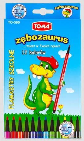 Pisaki spieralnie 12 kolorów