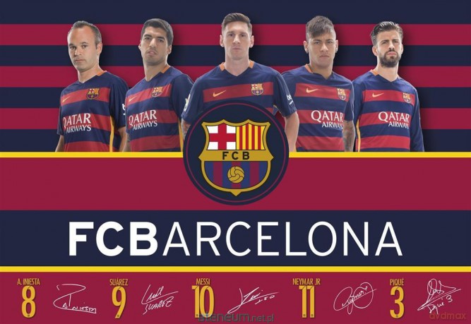 Podkładka na biurko FC-119 FC Barca Fan 4