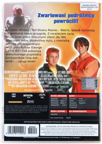 Szalona wyprawa Billa i Teda [DVD]