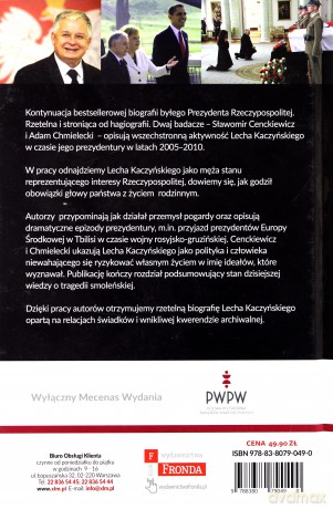 Prezydent Lech Kaczyński 2005-2010 - Sławomir Cenckiewicz, Adam Chmielecki [KSIĄŻKA]