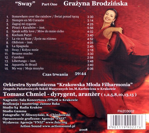 Grażyna Brodzińska: Sway - Part 1 (digipack) [CD]