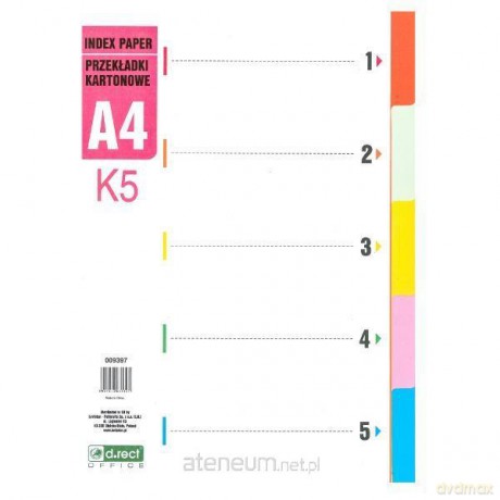 Przekładki kartonowe 1-5 K5