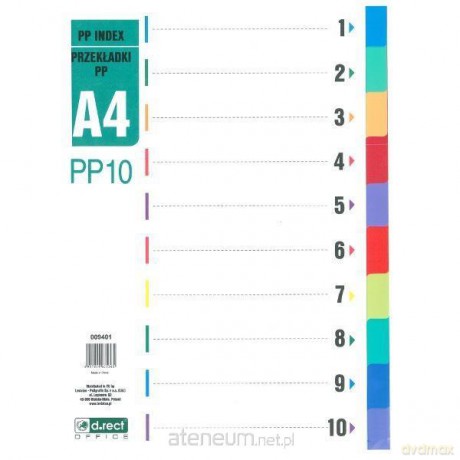 Przekładki PP 1-10 PP10