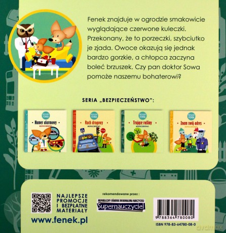 Przygody Fenka. Trujące rośliny - Magdalena Sroka, Ewa Zontek [KSIĄŻKA]