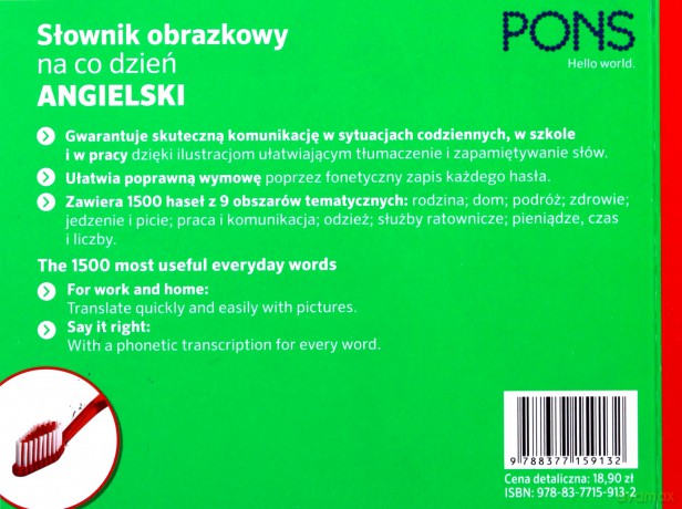 Słownik obrazkowy na co dzień. Angielski [KSIĄŻKA]