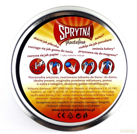 Sprytna Plastelina - Metaliczna Brąz