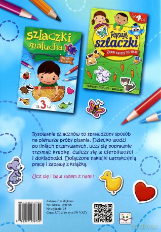 Szlaczki dla malucha. Pierwsze kroki w nauce pisania [KSIĄŻKA]