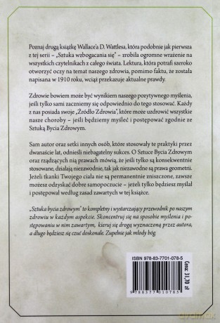 Sztuka bycia zdrowym - Wallace.D. Wattles [KSIĄŻKA]