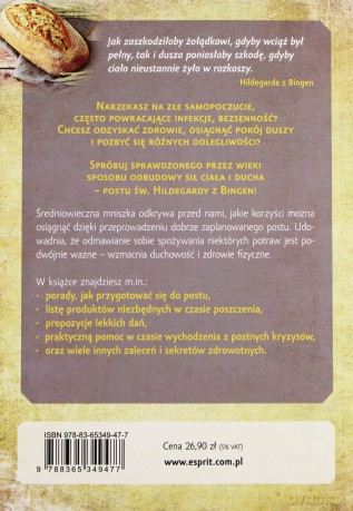 Św. Hildegarda z Bingen. Post zdrowotny [KSIĄŻKA]