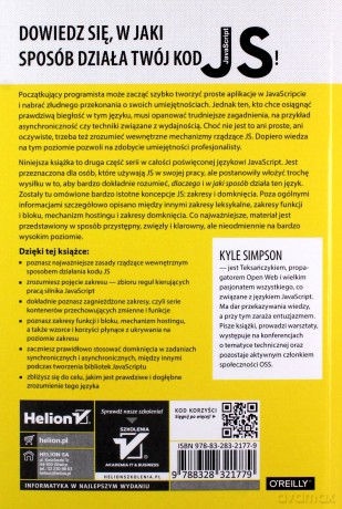 Tajniki języka JavaScript. Zakresy i domknięcia - Kyle Simpson [KSIĄŻKA]