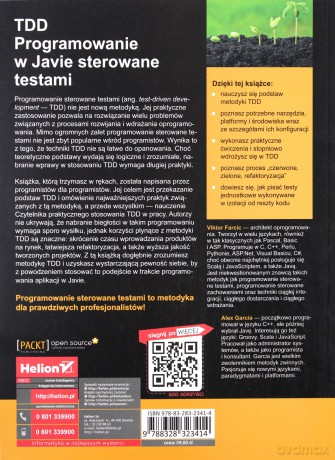 TDD. Programowanie w Javie sterowane testami - Viktor Farcic, Alex Garcia [KSIĄŻKA]