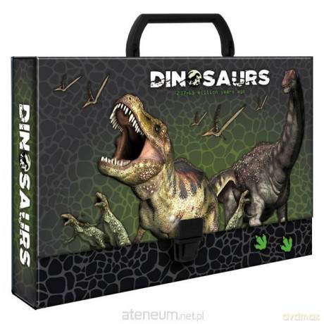 Teczka twarda z rączką Dinozaur