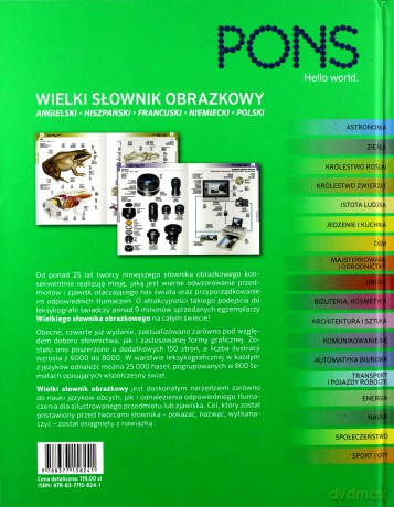 Wielki słownik obrazkowy angielsko-hiszpańsko-francusko-niemiecko-polski [KSIĄŻKA]