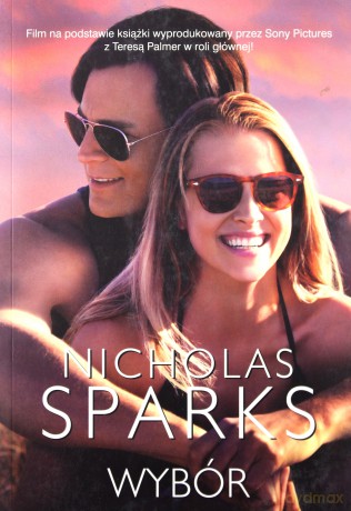 Wybór (okładka filmowa) - Nicholas Sparks [KSIĄŻKA]