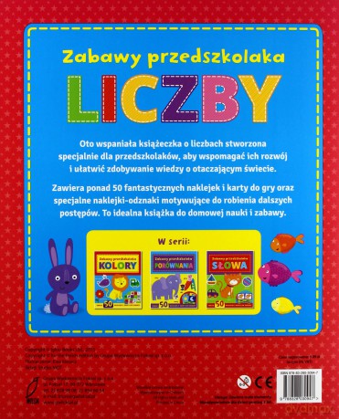 Zabawy w przedszkolaka. Liczby [KSIĄŻKA]