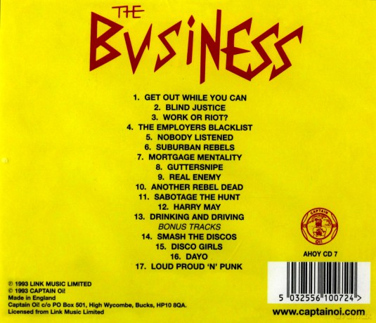 The Business: Suburban Rebels [CD]