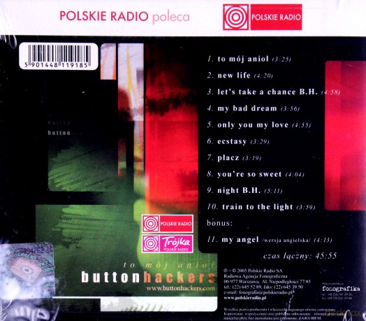 Button Hackers: To mój anioł [CD]