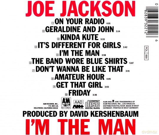 Joe Jackson: I'm The Man [CD]
