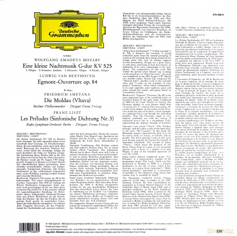 Ferenc Fricsay: Mozart, Beethoven, Smetana, Liszt [Winyl]