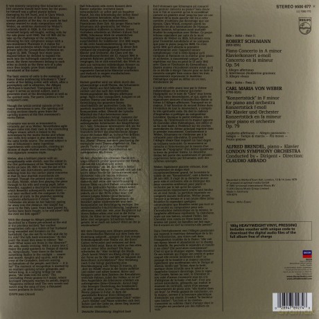 Alfred Brendel: Schumann Piano Concerto [Winyl]