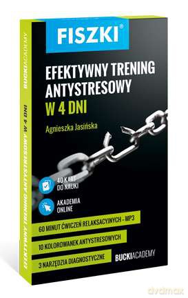 Fiszki. Efektywny trening antystresowy w 4 dni - Agnieszka Jasińska [KSIĄŻKA]