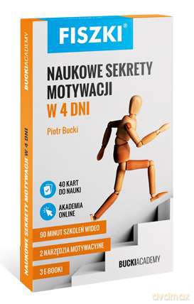 Fiszki. Naukowe sekrety motywacji w 4 dni - Piotr Bucki [KSIĄŻKA]
