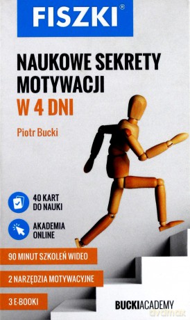 Fiszki. Naukowe sekrety motywacji w 4 dni - Piotr Bucki [KSIĄŻKA]