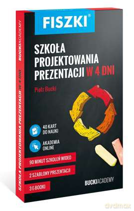 Fiszki. Szkoła projektowania prezentacji w 4 dni - Piotr Bucki [KSIĄŻKA]