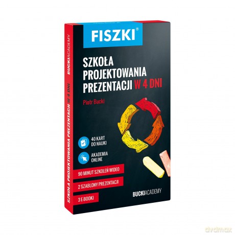 Fiszki. Szkoła projektowania prezentacji w 4 dni - Piotr Bucki [KSIĄŻKA]