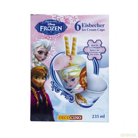 Kubek na lody. Frozen Kraina lodu 6 sztuk