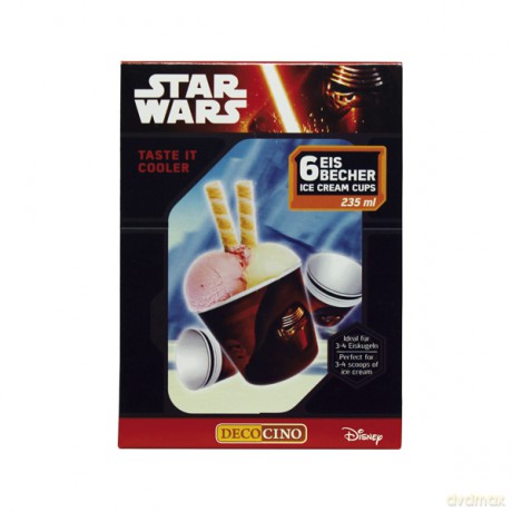 Kubek na lody. Star Wars 6 sztuk (Gwiezdne Wojny)