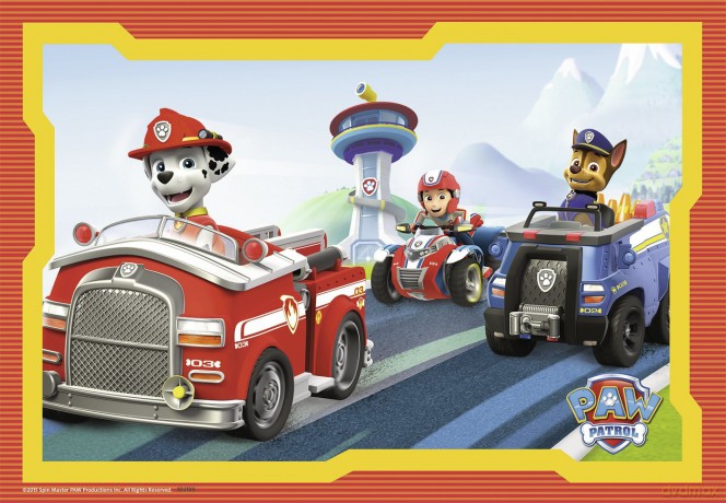 RAVENSBURGER 2x12 el. Psi patrol w akcji [PUZZLE]