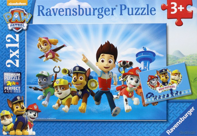 RAVENSBURGER 2x12 el. Ryder i Psi patrol [PUZZLE]