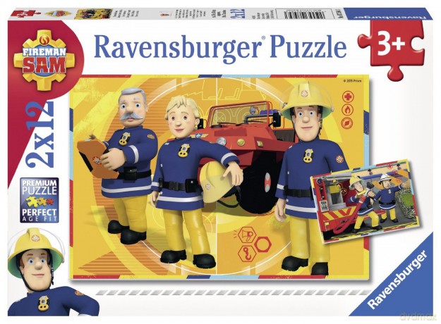 RAVENSBURGER 2x12 el. Strażak Sam [PUZZLE]