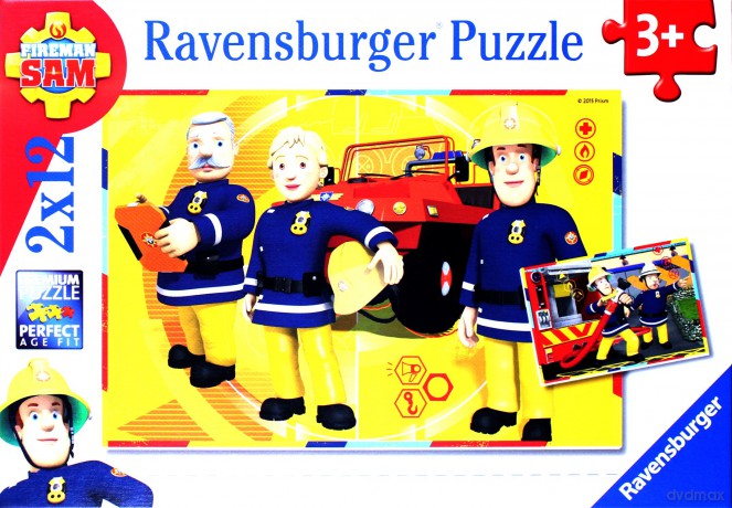 RAVENSBURGER 2x12 el. Strażak Sam [PUZZLE]