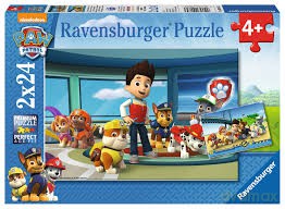 RAVENSBURGER 2x24 el. Pomocny węch. Psi patrol [PUZZLE]