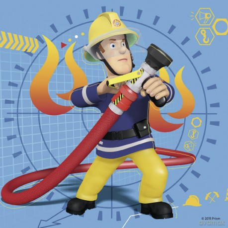 RAVENSBURGER 3 w 1 Strażak Sam [PUZZLE]