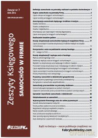 Samochód w firmie. Zeszyty księgowego nr 7 [KSIĄŻKA]