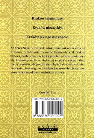 Tajemnice krakowskich budowli - Andrzej Nazar [KSIĄŻKA]