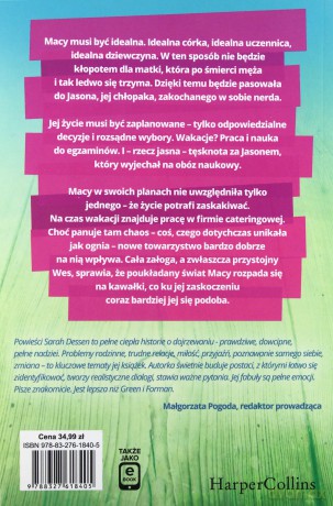 Teraz albo nigdy - Sarah Dessen [KSIĄŻKA]