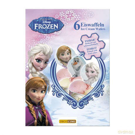 Wafle pickery do lodów Frozen Kraina Lodu 6 sztuk