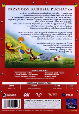 Przygody Kubusia Puchatka (Disney) (Kubuś Puchatek) [DVD]