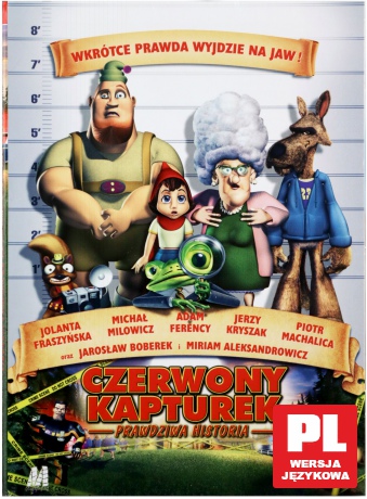 Czerwony Kapturek - prawdziwa historia (ecopack) [DVD]