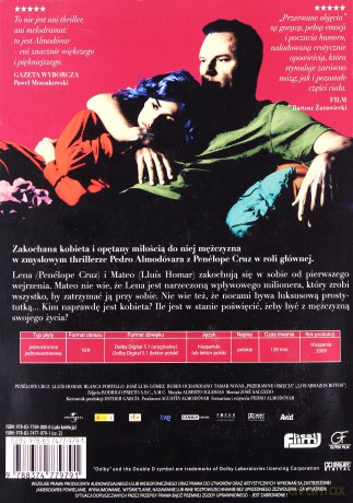 Przerwane objęcia (ecopack) [DVD]