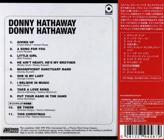 Donny Hathaway: Donny Hathaway [CD]