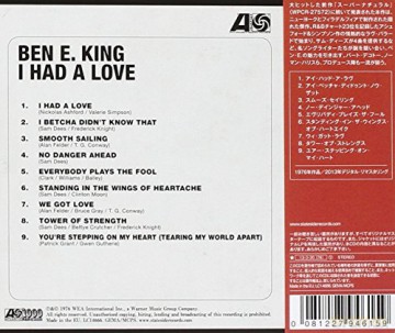 Ben E. King: I Had A Love [CD]