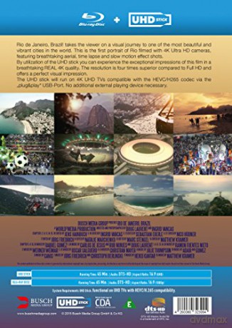 Rio De Janeiro, Brazil [Blu-Ray]+[USB]