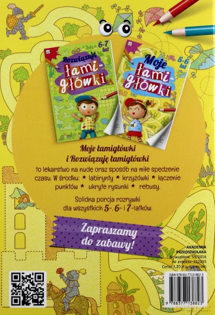 Moje łamigłówki 5-6 lat [KSIĄŻKA]