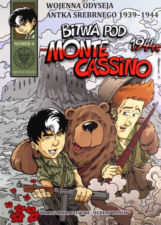 Wojenna odyseja Antka Srebrnego. Bitwa o Monte Cassino 1944 r. - Tomasz Robaczewski, Hubert Ronek [KSIĄŻKA]